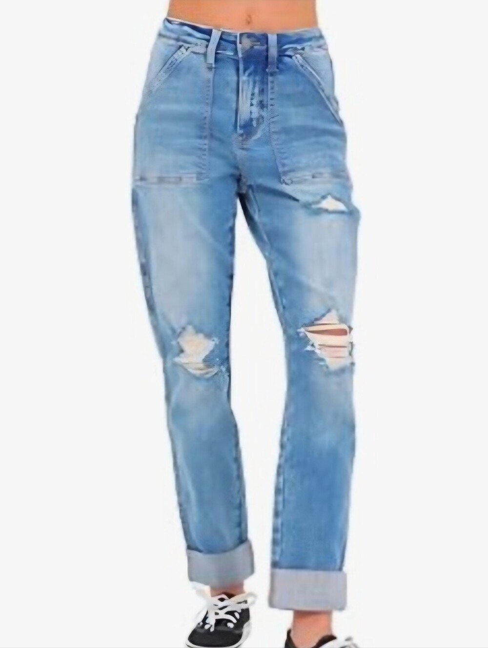 127. Judy Blue | High‑Waist Boyfriend Fit Jeans – Size 20W – NWT